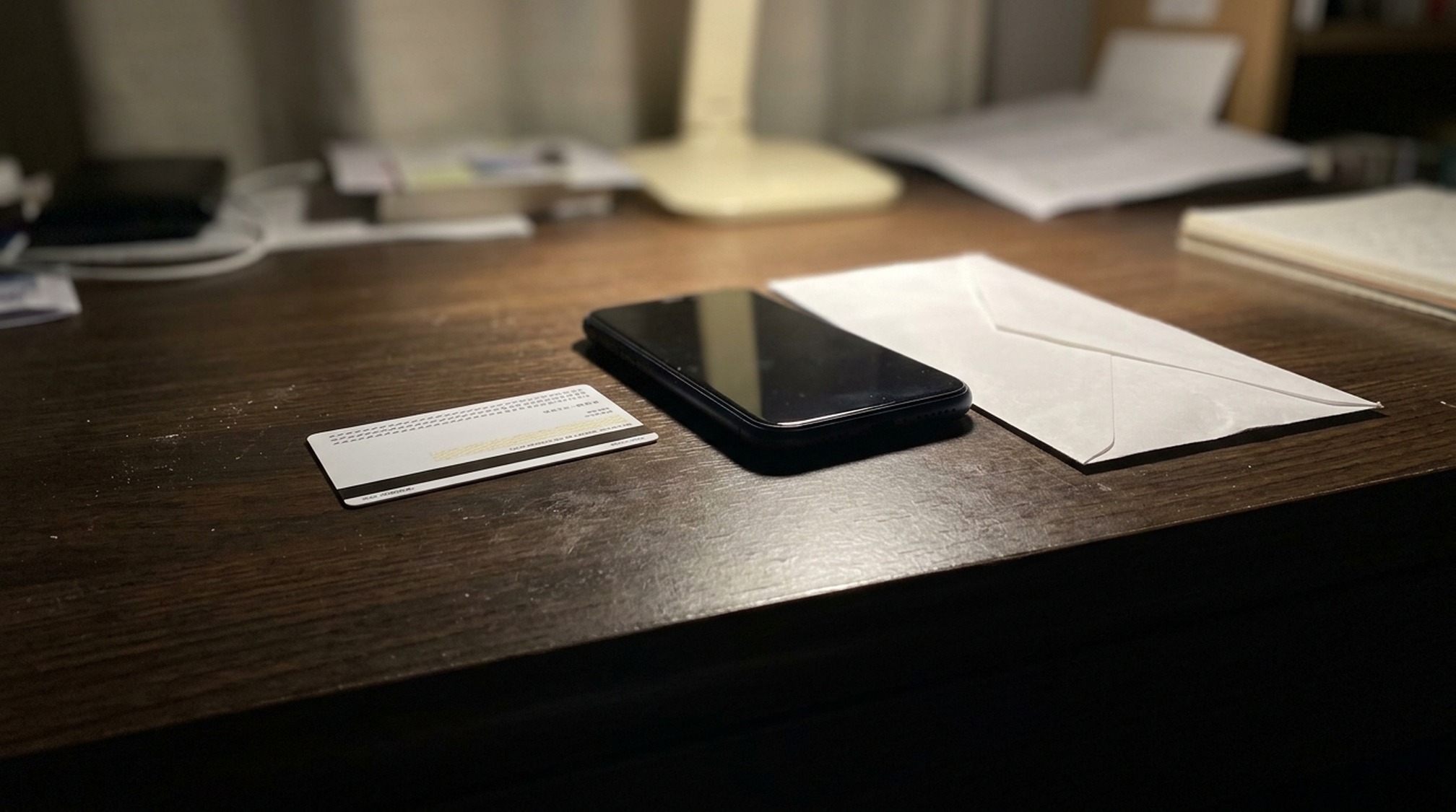 パパ活アプリの選び方で本人確認の書類提出画面を確認するスマートフォン