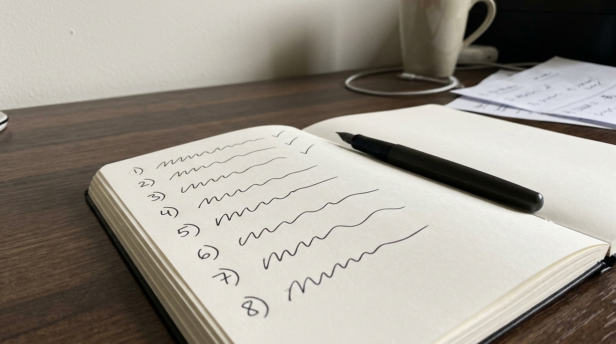 パパ活を違法にしないための7つの行動を書き出したノート