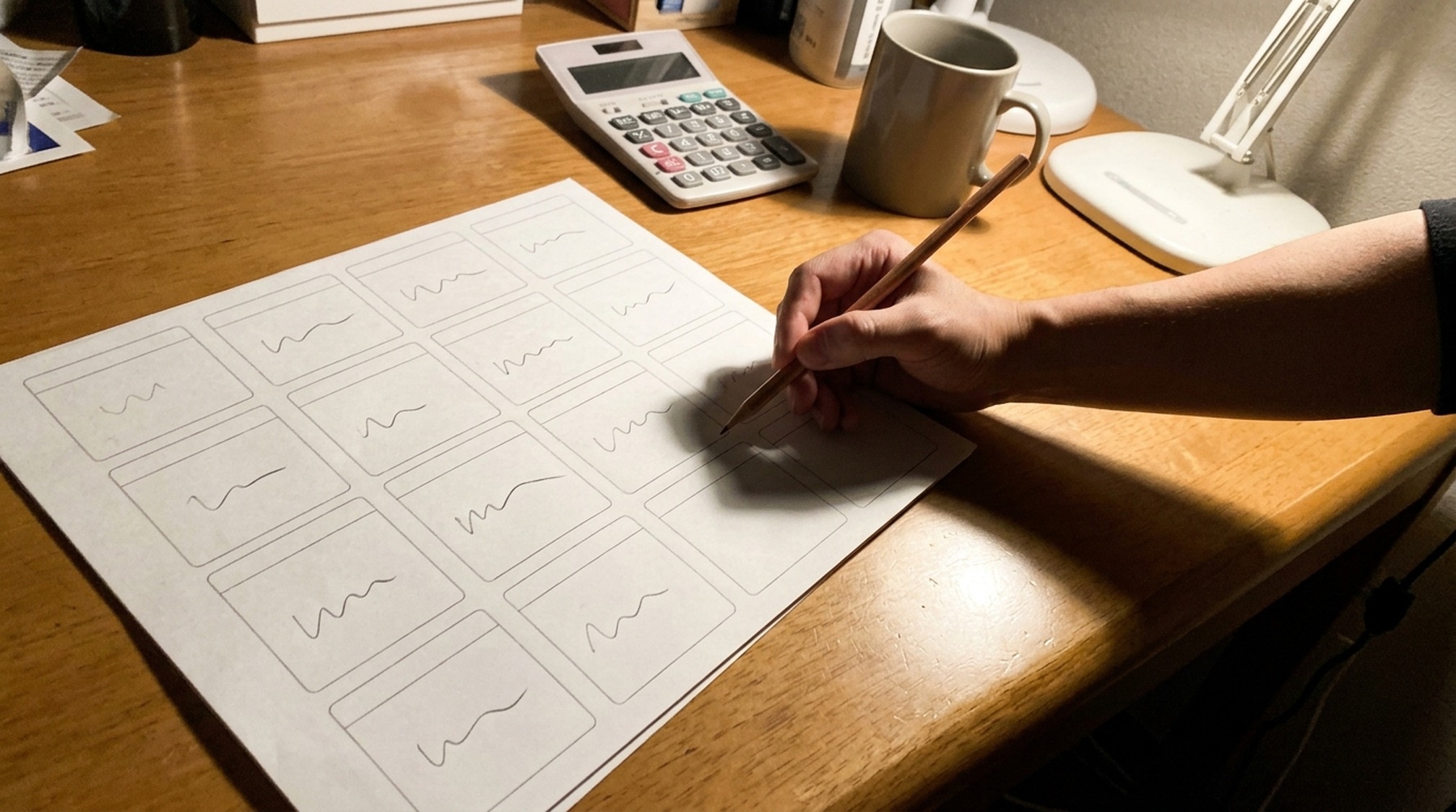 パパ活の費用を男性が12か月分で書き出す手元